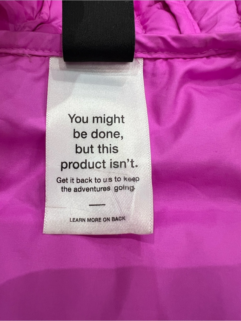 The North Face Girls' Pink Magenta Quilted Hooded Puffer Jacket Youth Size 3 - Picture 15 of 16
